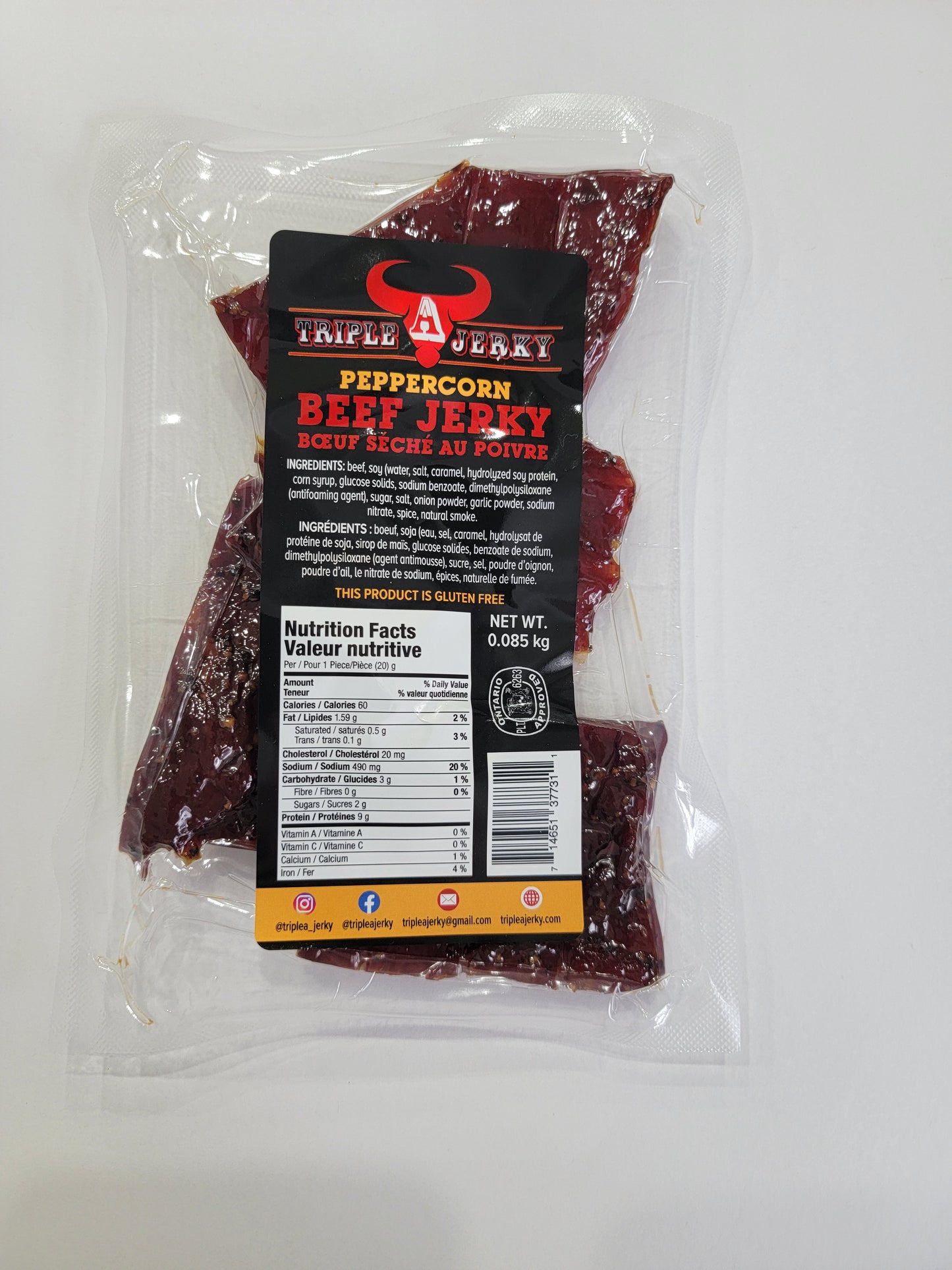 Peppercorn Beef Jerky 85g