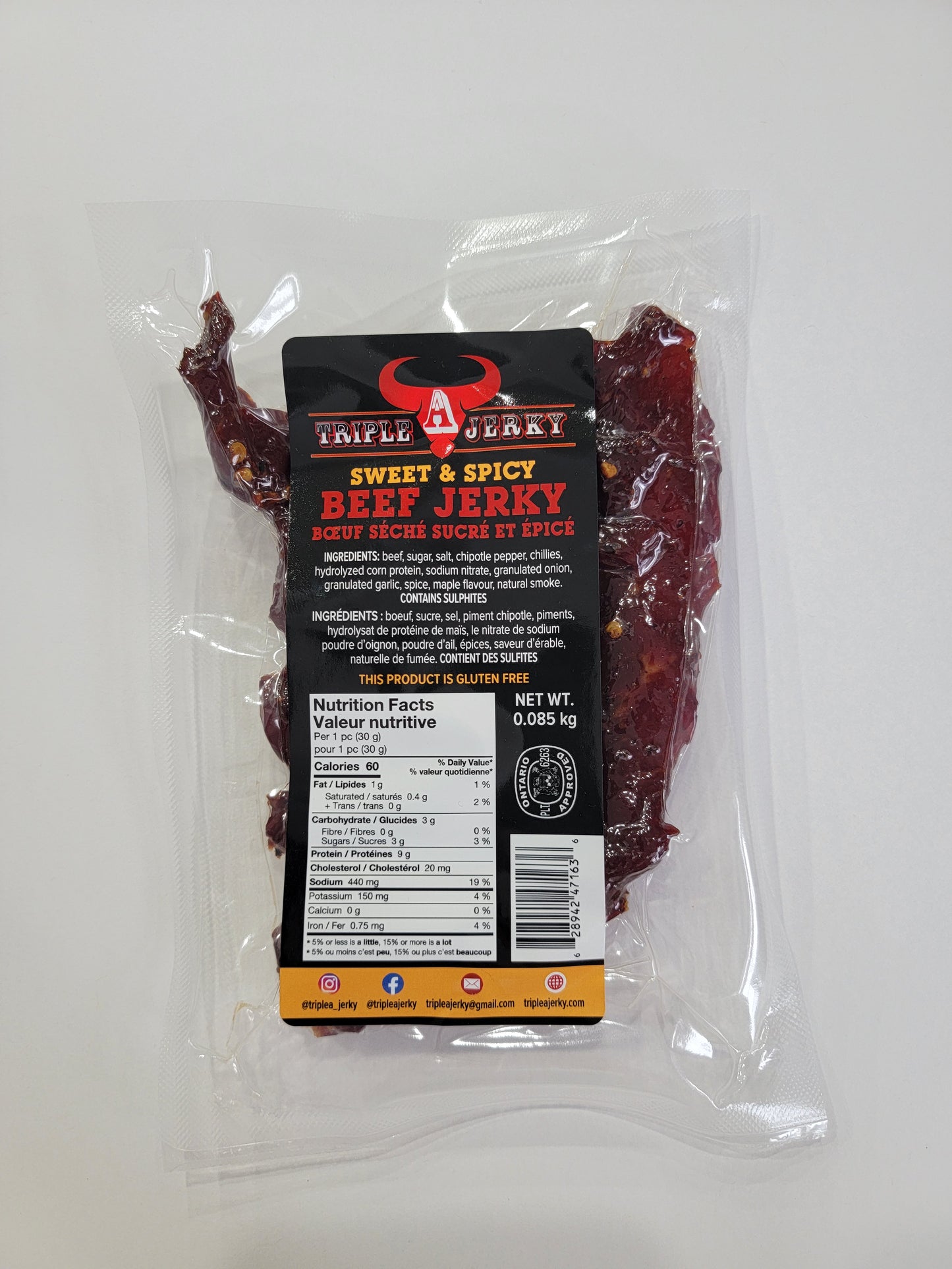 Sweet and Spicy Beef Jerky